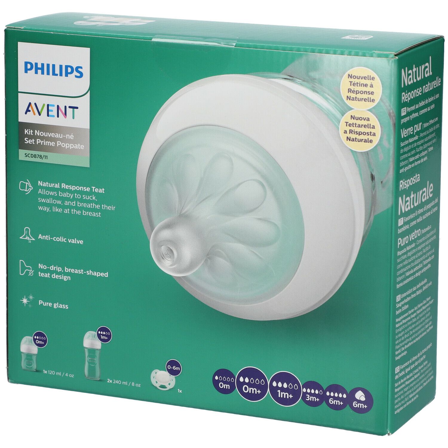 Philips Avent Natural Response Glazen Gift Set SCD878/11