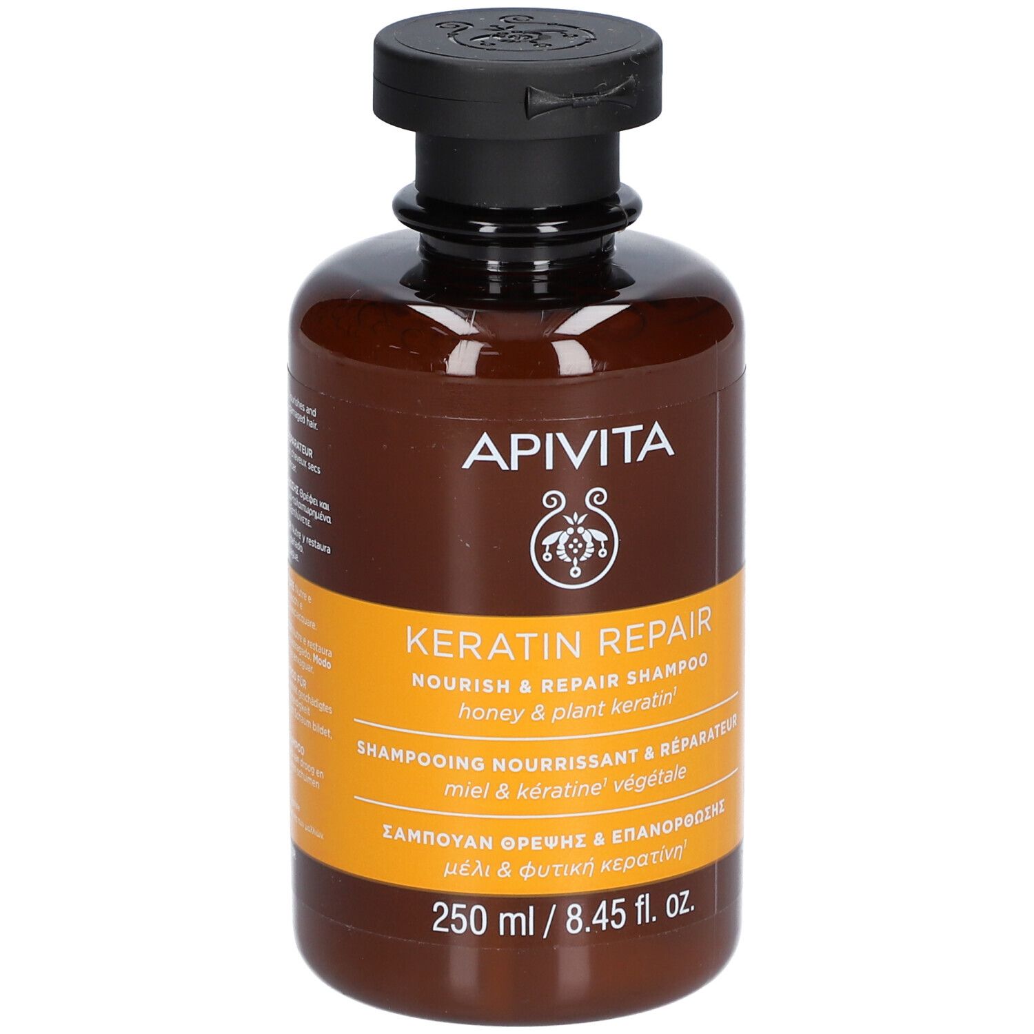 APIVITA Keratin Repair Nourish & Repair Shampoo met honing & plantaardige keratine, 250 ml.
