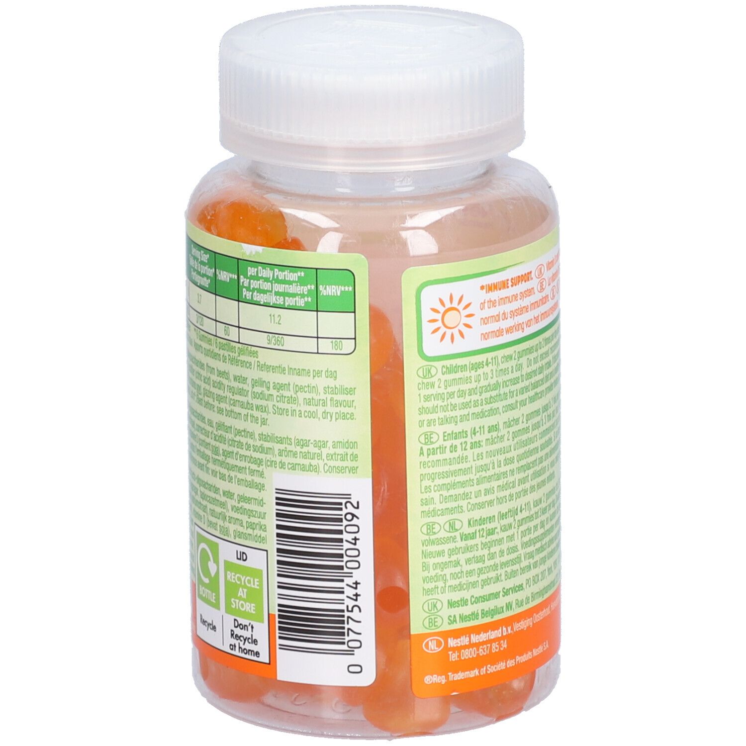 Nestlé® Optifibre® Gummies Appelsiensmaak