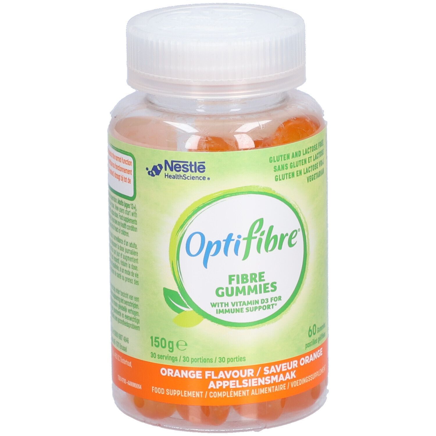 Nestlé® Optifibre® Gummies Appelsiensmaak
