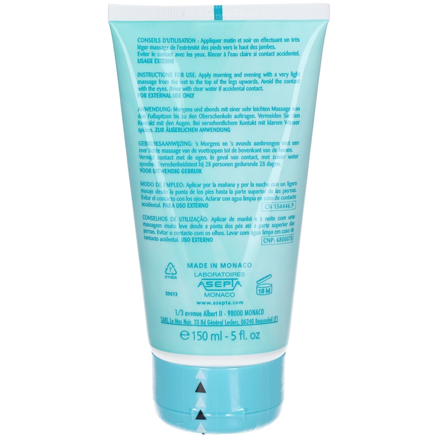 ®Akileïne Jambes Légères Phyto Relaxing Gel