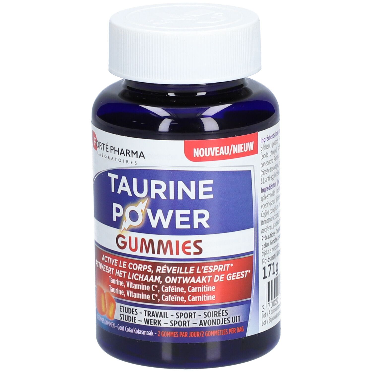 FORTE PHARMA Taurine Power Gummies