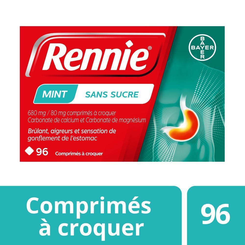 Rennie® Mint sans Sucre