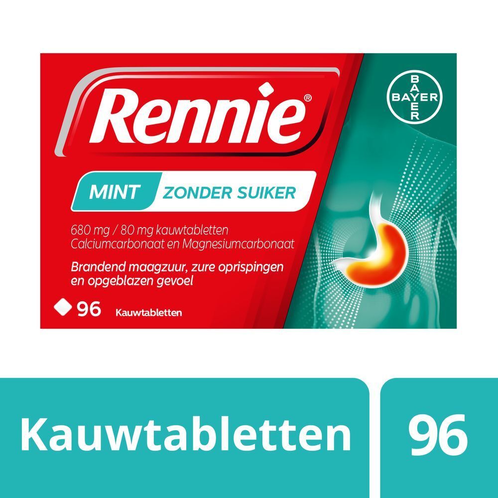 Rennie® Mint Zonder Suiker