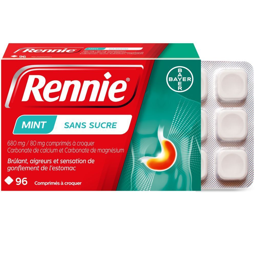 Rennie® Mint sans Sucre