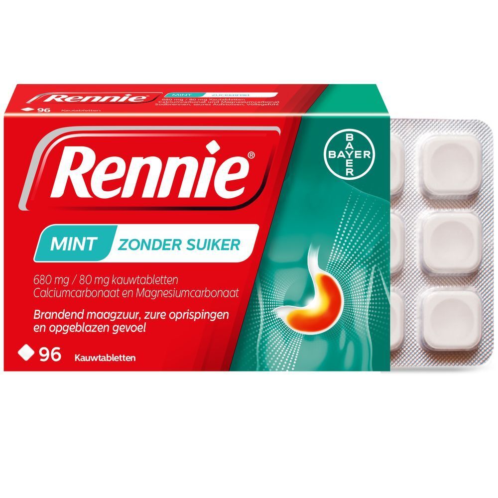 Rennie® Mint Zonder Suiker