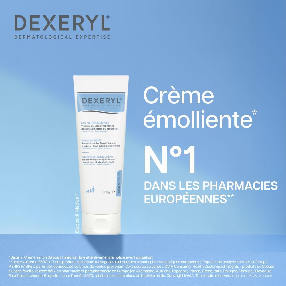Dos du tube de crème. Texte multilingue. Code-barres et autres informations.