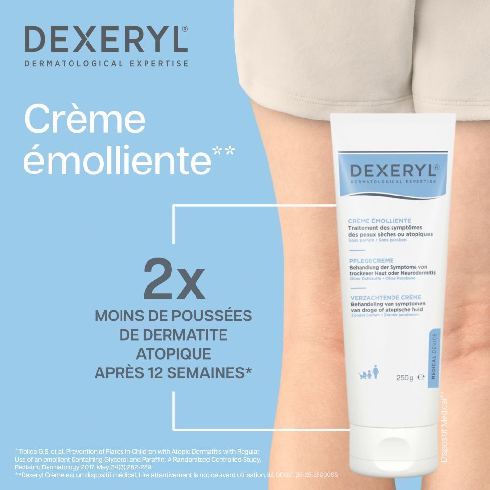Dos du tube de crème. Texte multilingue. Code-barres et autres informations.