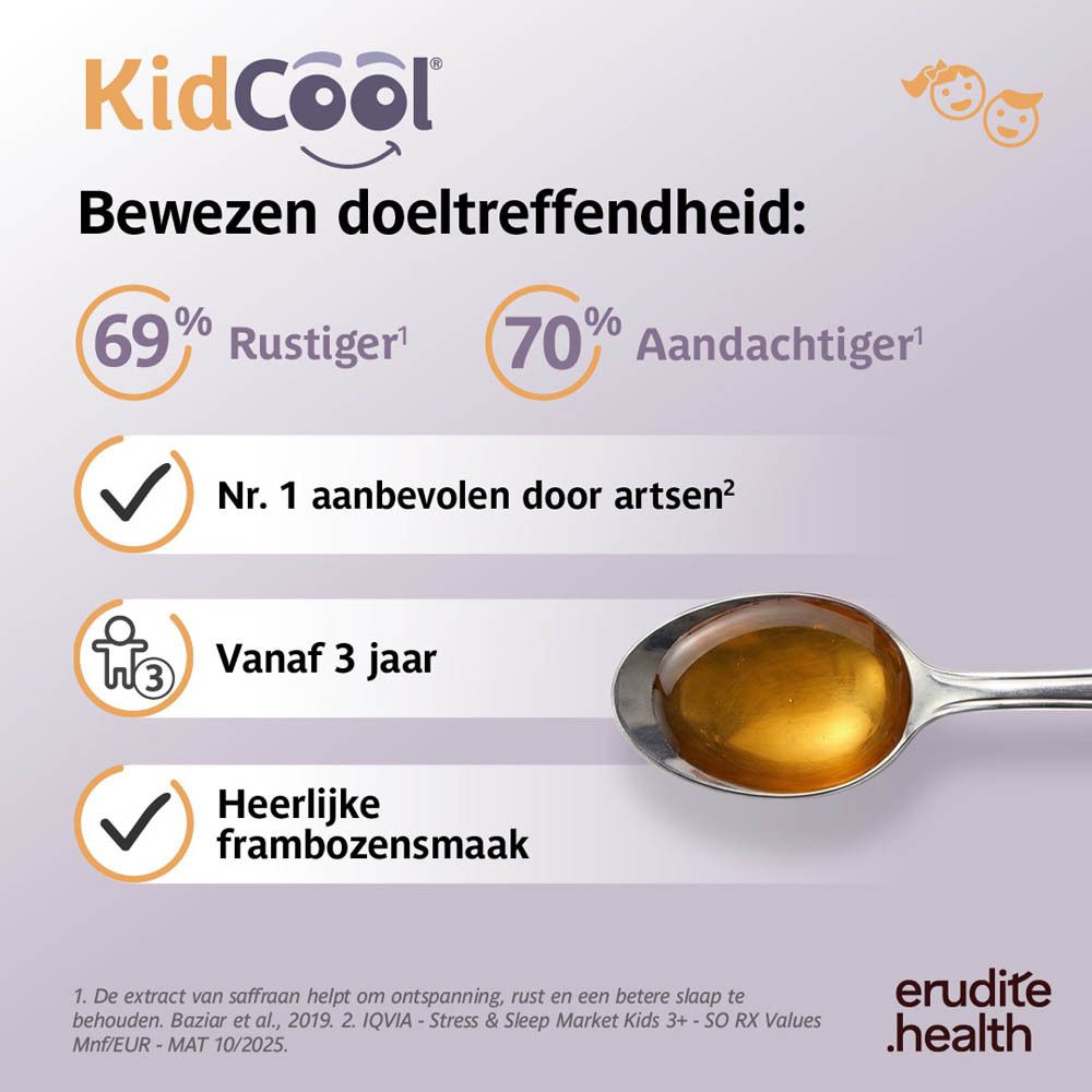 Doos met '150ml', '30 dagen' en Nederlandse beschrijving 'Rustgevend & ontspannend'.