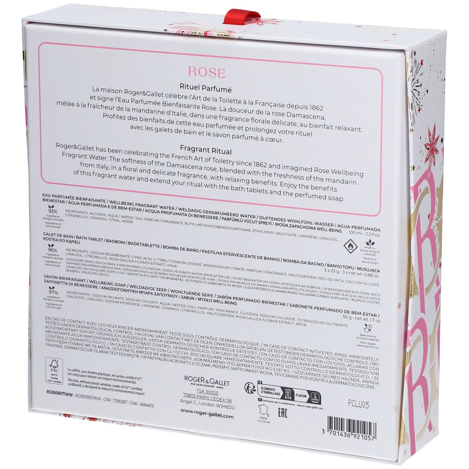 Roger & Gallet Rose Gift Set