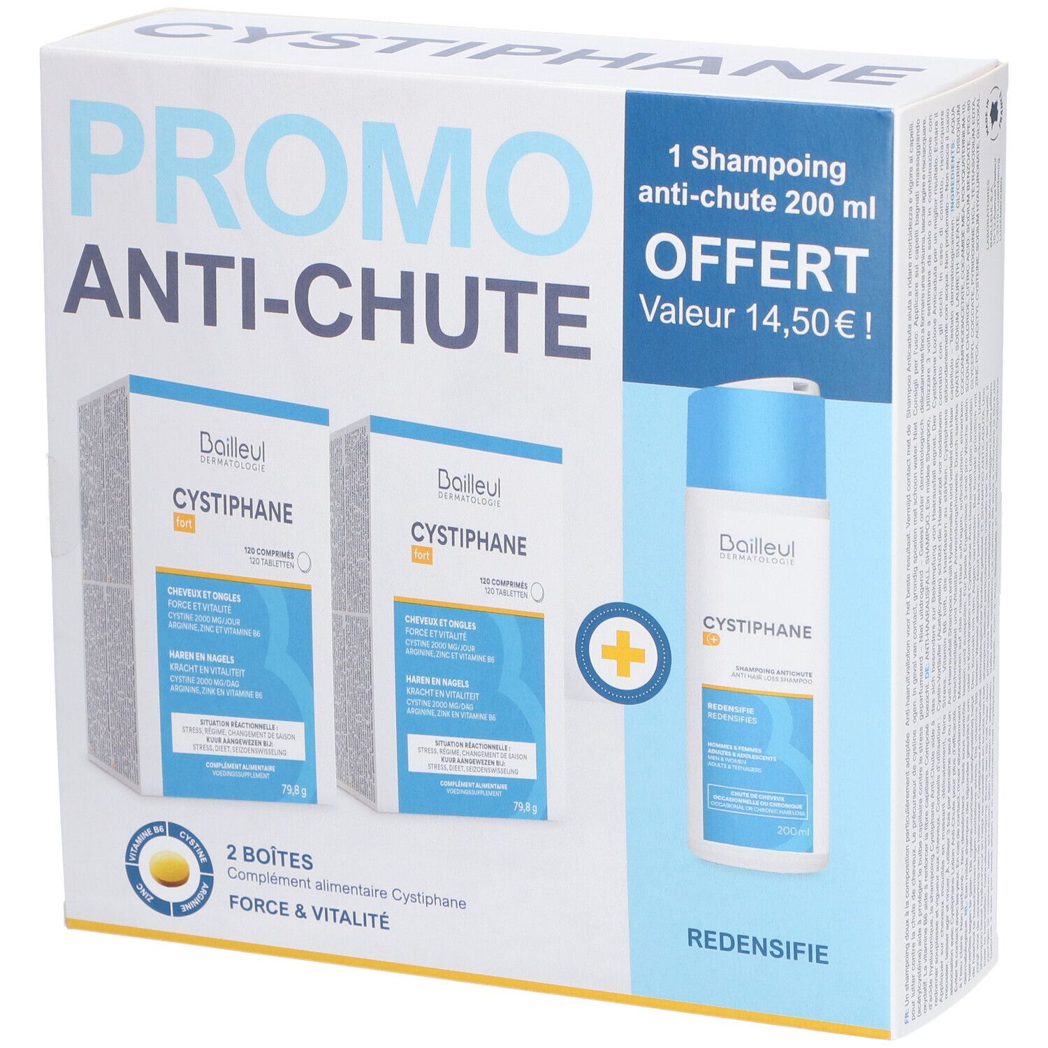 Cystiphane Anti-Chute Pack Redensifiant