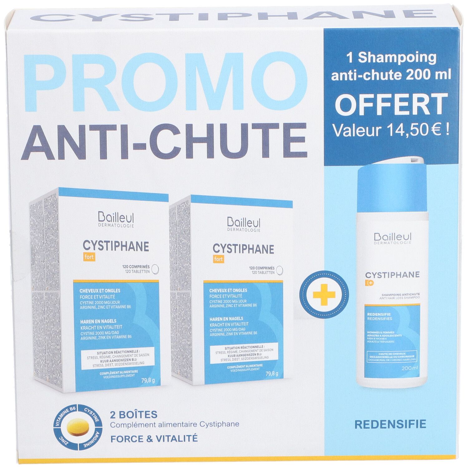 Cystiphane Anti-Chute Pack Redensifiant