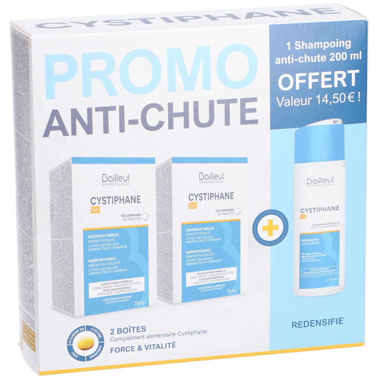 Cystiphane Anti-Chute Pack Redensifiant