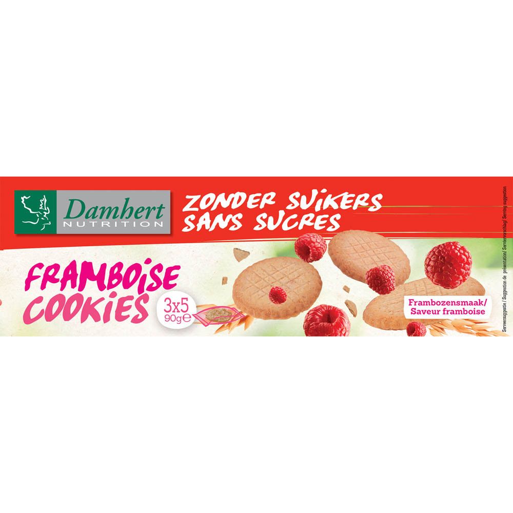 Damhert Framboise Cookies Sans Sucres