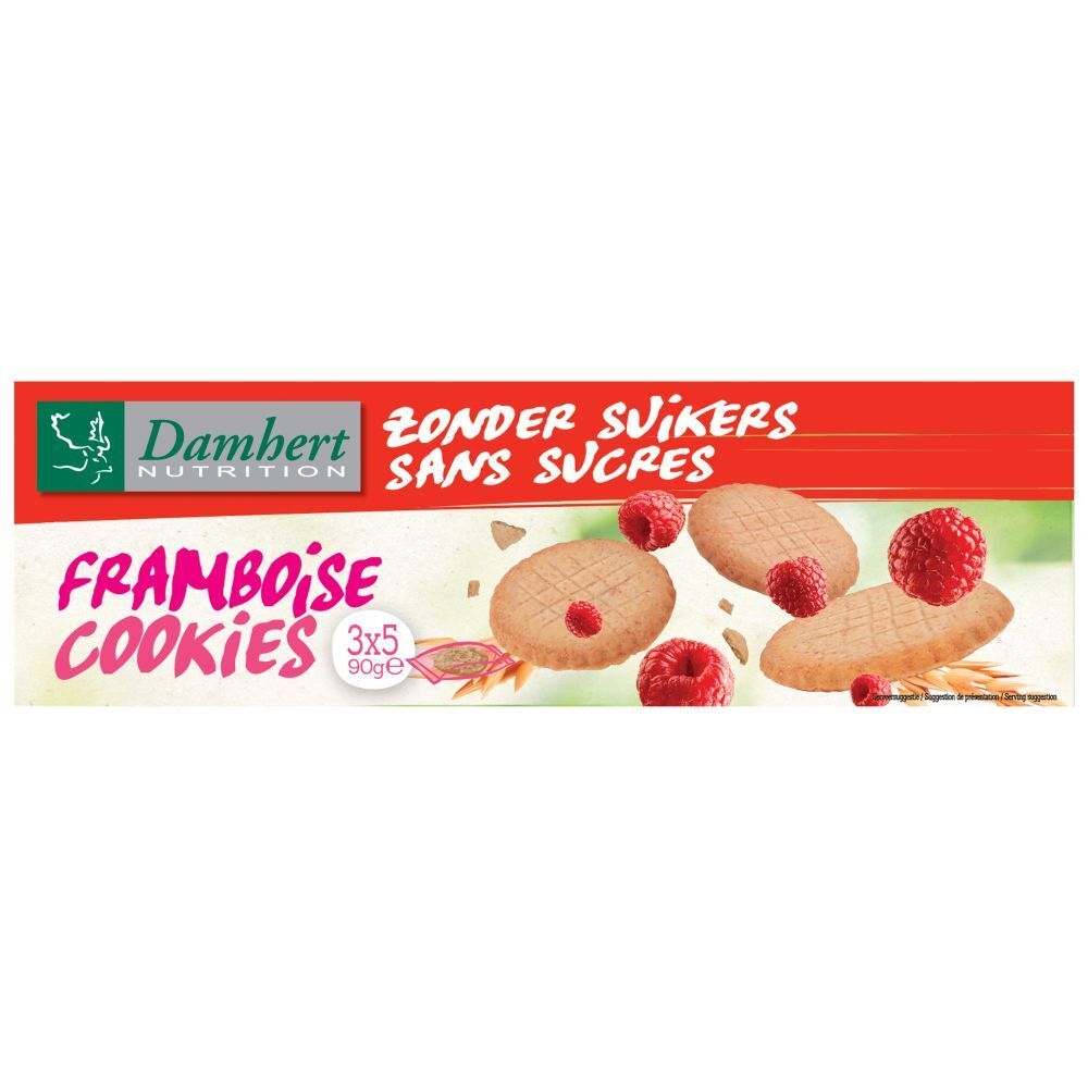 Damhert Framboise Cookies Sans Sucres