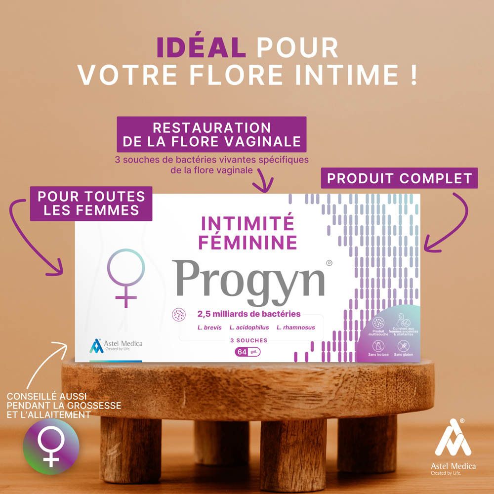 Boîte de 32 gélules Progyn.