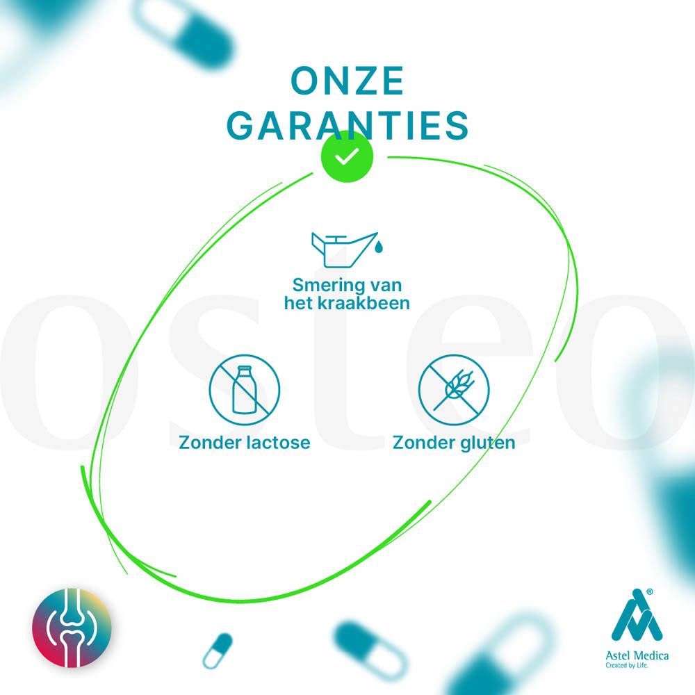 Doos Osteo-RHUMAL Gewrichten, smering van het kraakbeen. Bevat 160 capsules.
