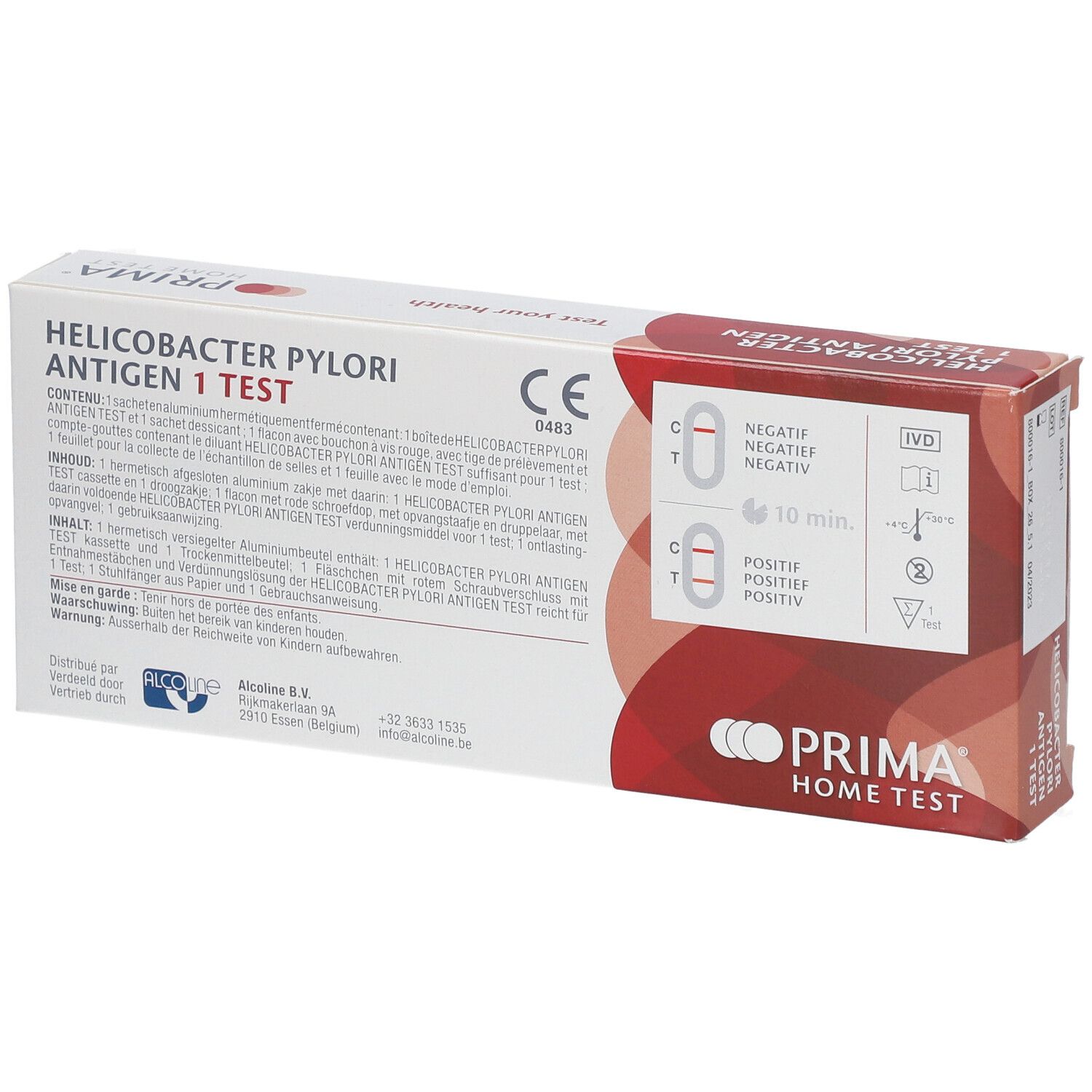 Test d'antigène Helicobacter Pylori