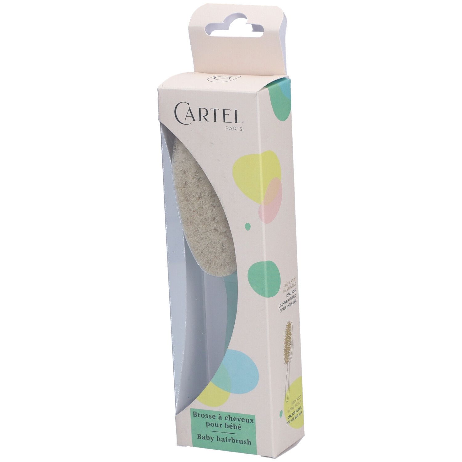Cartel Brosse Cheveux Bébé Verte