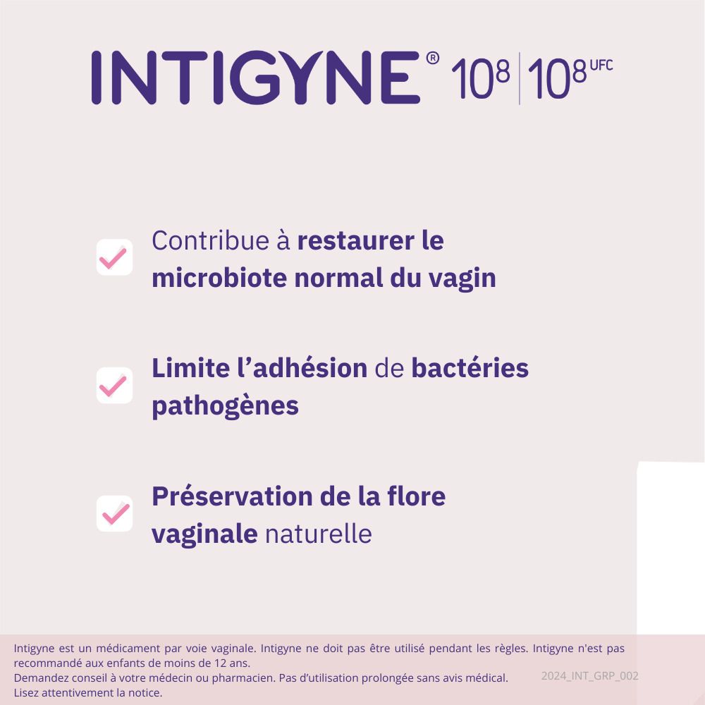 Intigyne Gélules Vaginales