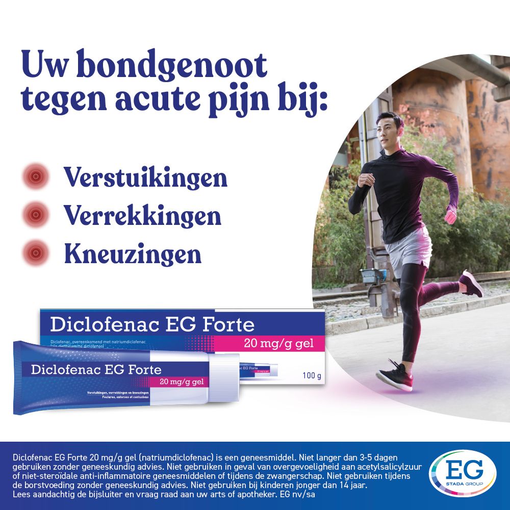 Reclamebeeld: Vraag over pijn en ontsteking, productafbeelding.