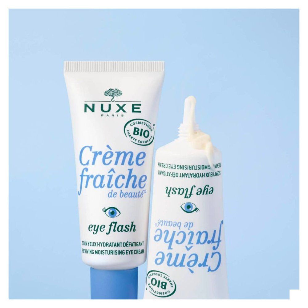 Voorkant van een Nuxe Crème Fraîche de Beauté Eye Flash doosje.