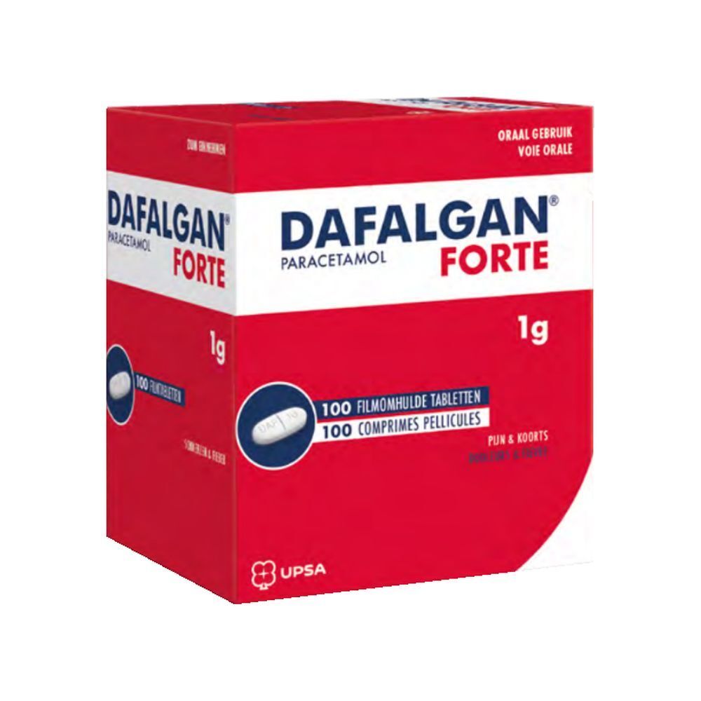 Dafalgan® Forte 1g Paracétamol | Douleurs & Fièvre