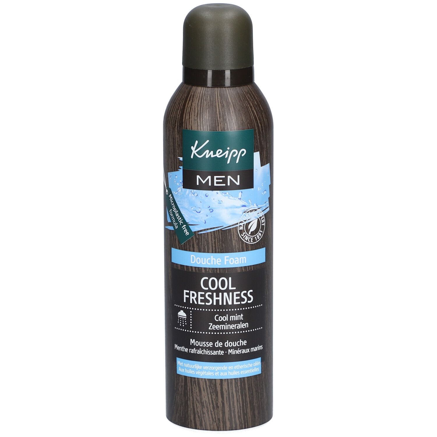 Kneipp Men Cool Freshness Mousse de Douche Menthe Rafraîchissante - Minéraux Marins