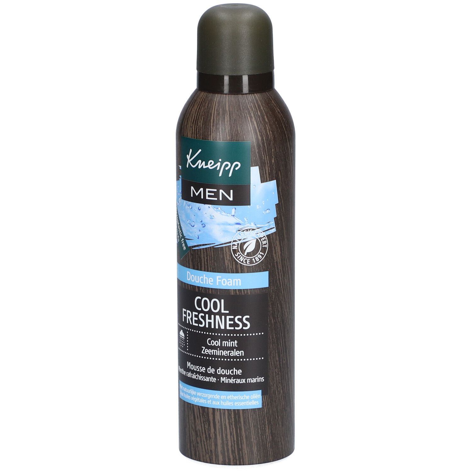 Kneipp Men Cool Freshness Mousse de Douche Menthe Rafraîchissante - Minéraux Marins