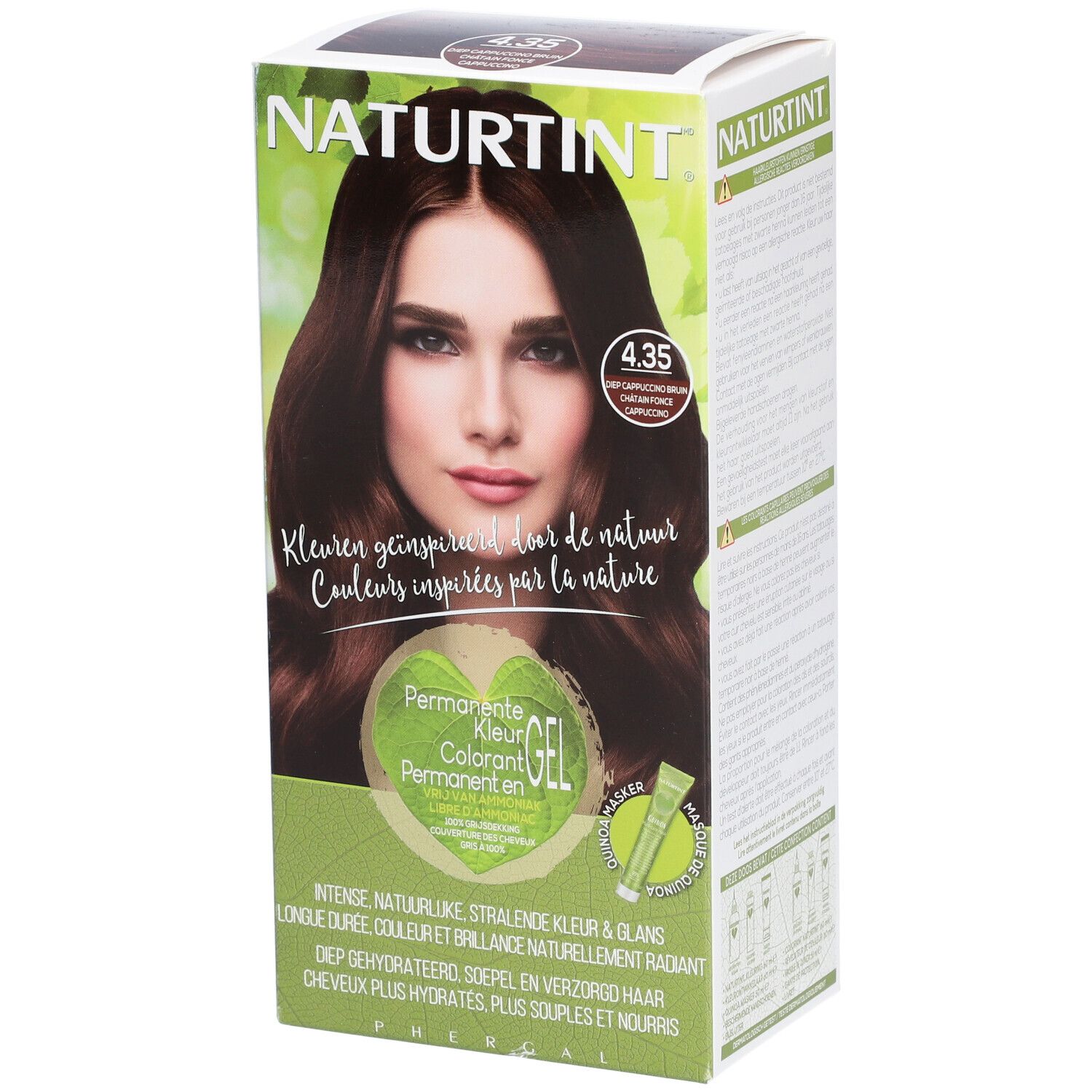 Natuurtint® Permanente Kleuring 4.35 Diep Cappuccino Bruin