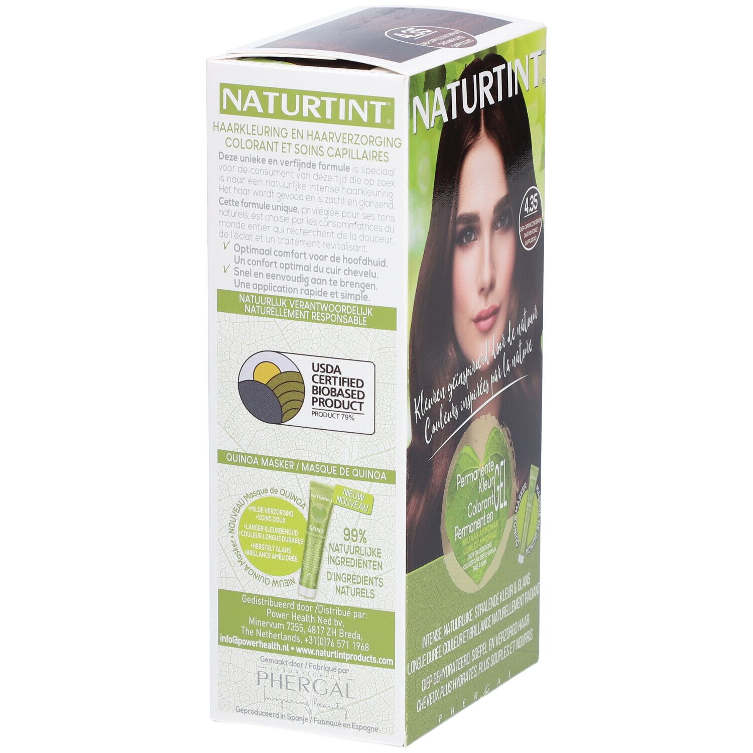 Natuurtint® Permanente Kleuring 4.35 Diep Cappuccino Bruin