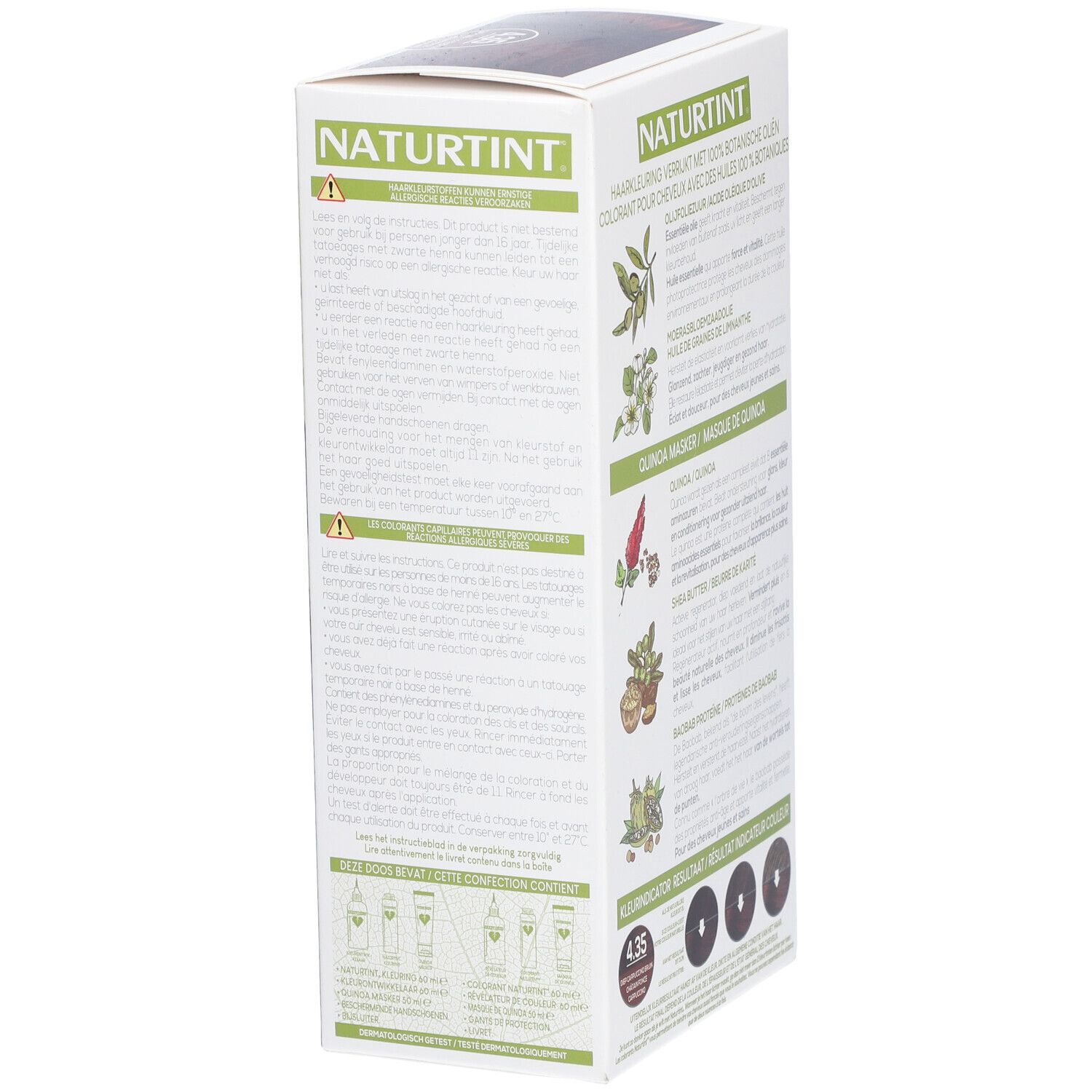 Natuurtint® Permanente Kleuring 4.35 Diep Cappuccino Bruin
