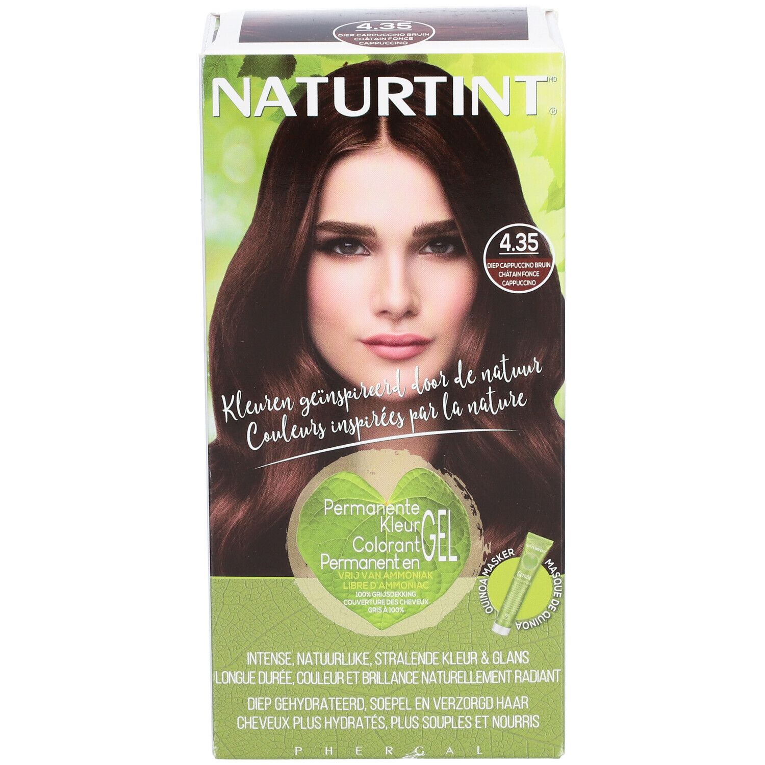 Natuurtint® Permanente Kleuring 4.35 Diep Cappuccino Bruin