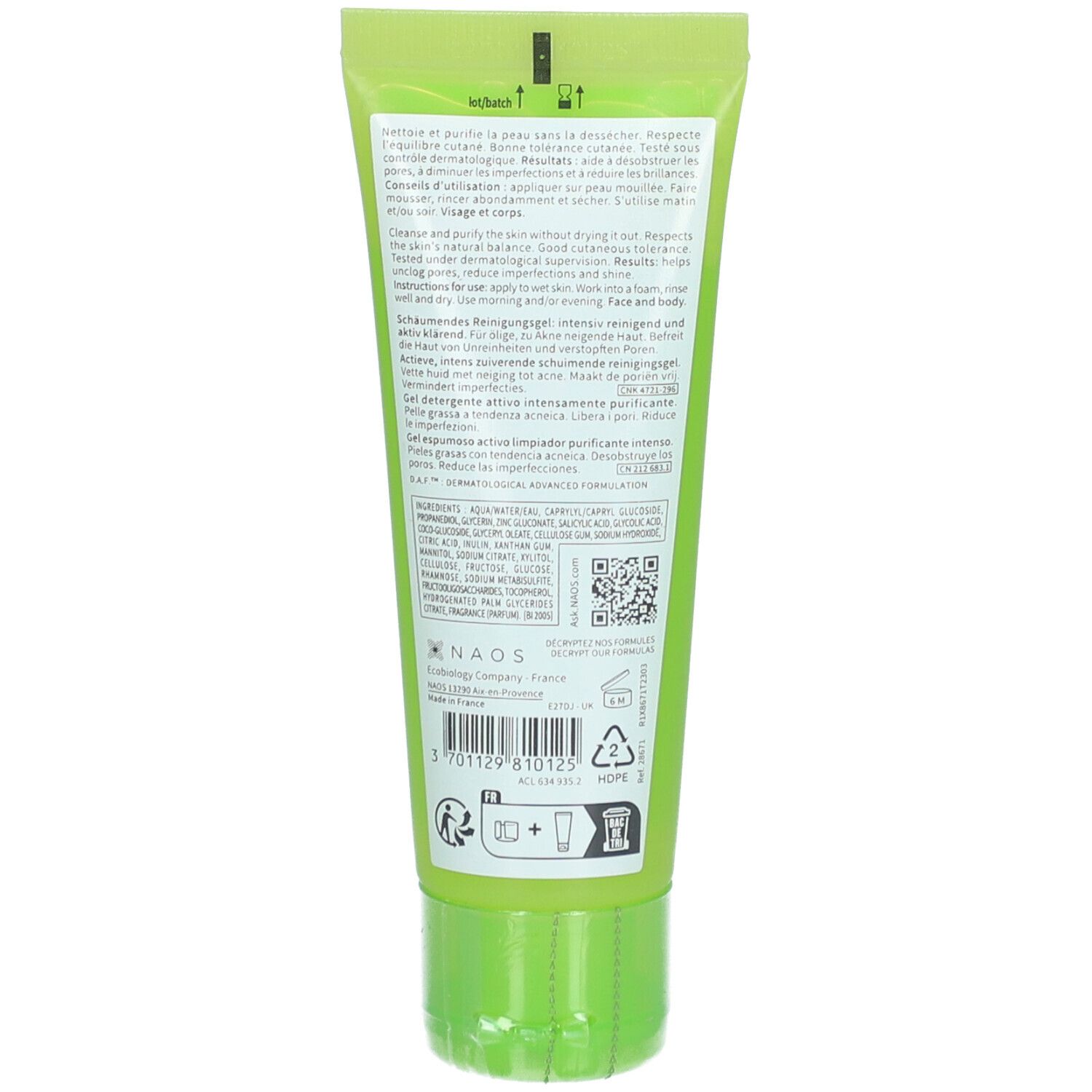 Bioderma Sebium Gel Moussant Actif