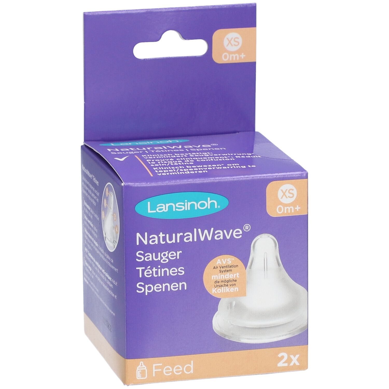 LANSINOH® Tétine NaturalWave® XS