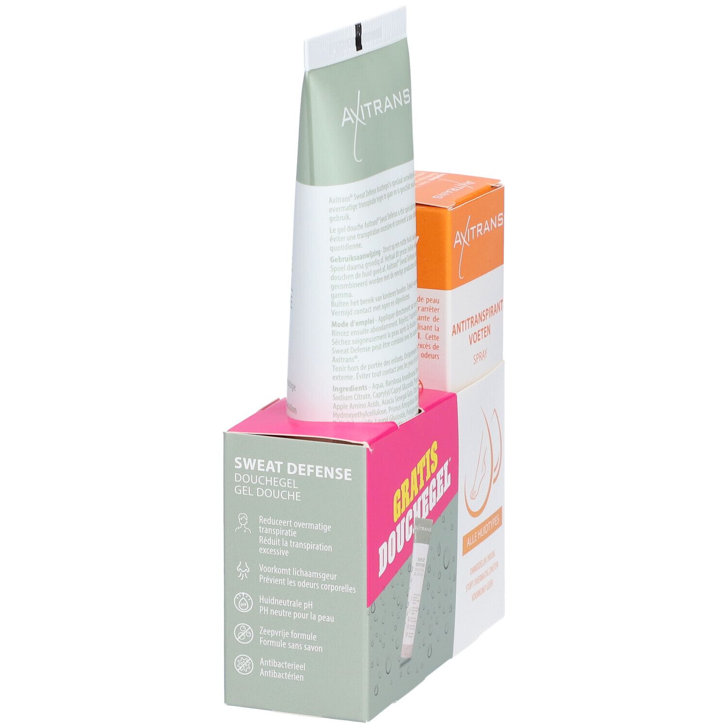 Axitrans Spray Pieds + Gel Douche 100 ml GRATUIT
