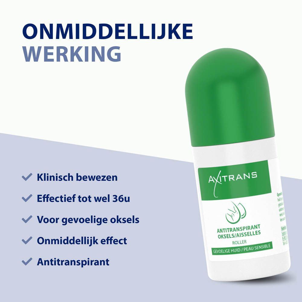 Axitrans Roller Gevoelige huid + Douchegel 100 ml GRATIS
