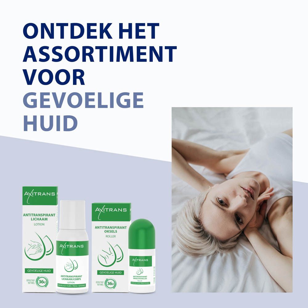 Axitrans Roller Gevoelige huid + Douchegel 100 ml GRATIS