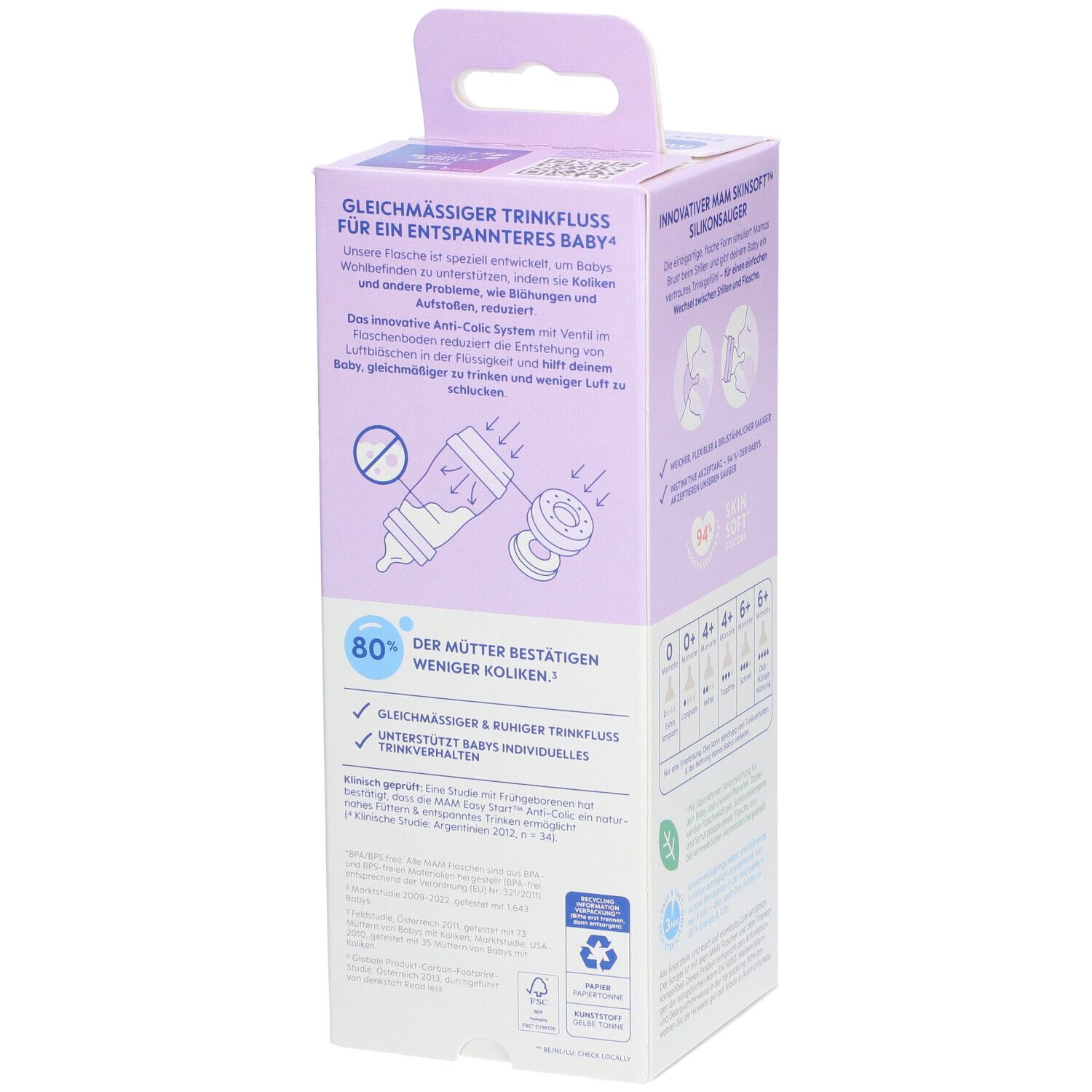 MAM Easy Start Anti-Colic Zuigfles Uni 260ml