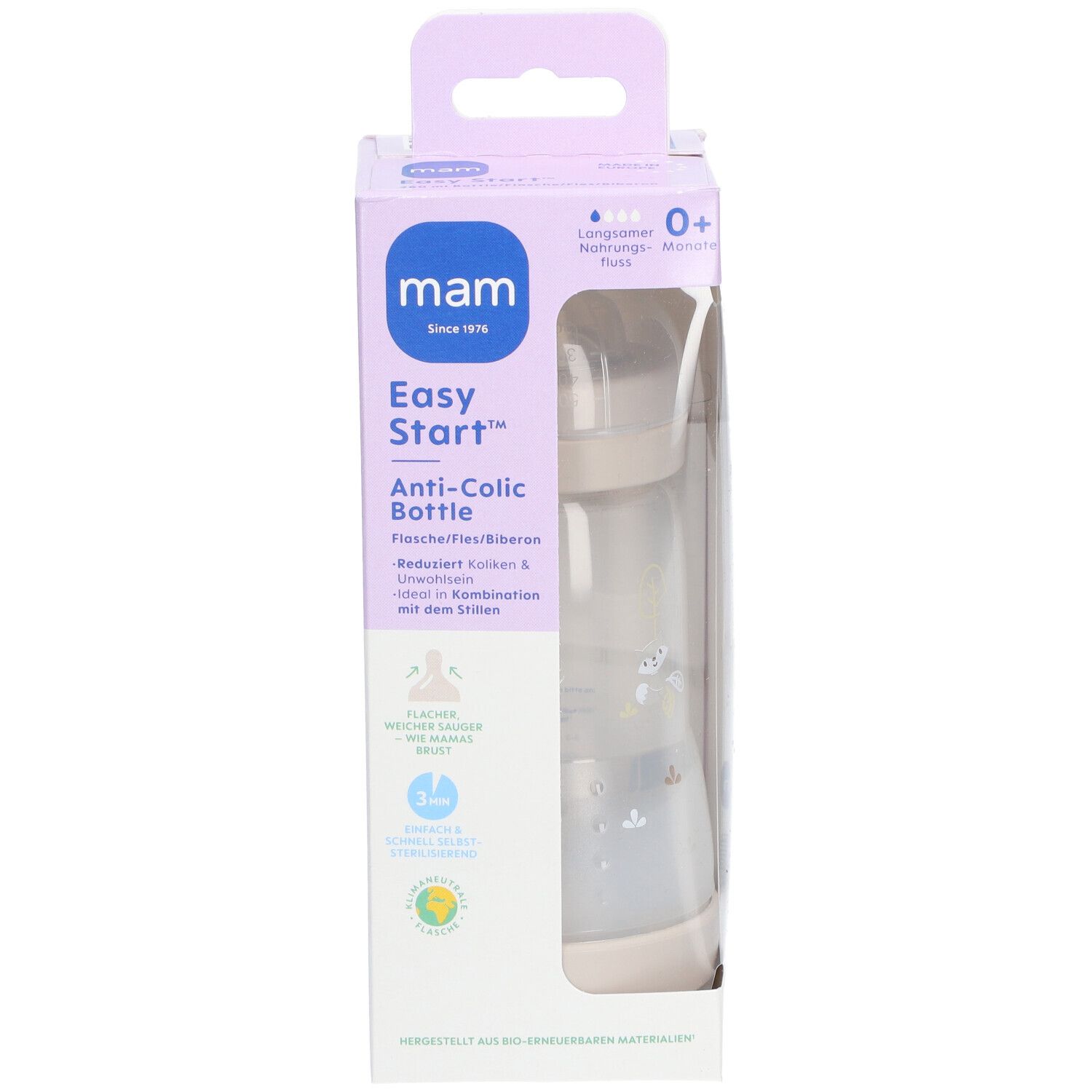 MAM Easy Start Anti-Colic Zuigfles Uni 260ml