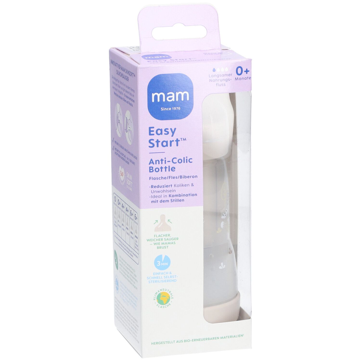 MAM Easy Start Anti-Colic Zuigfles Uni 260ml