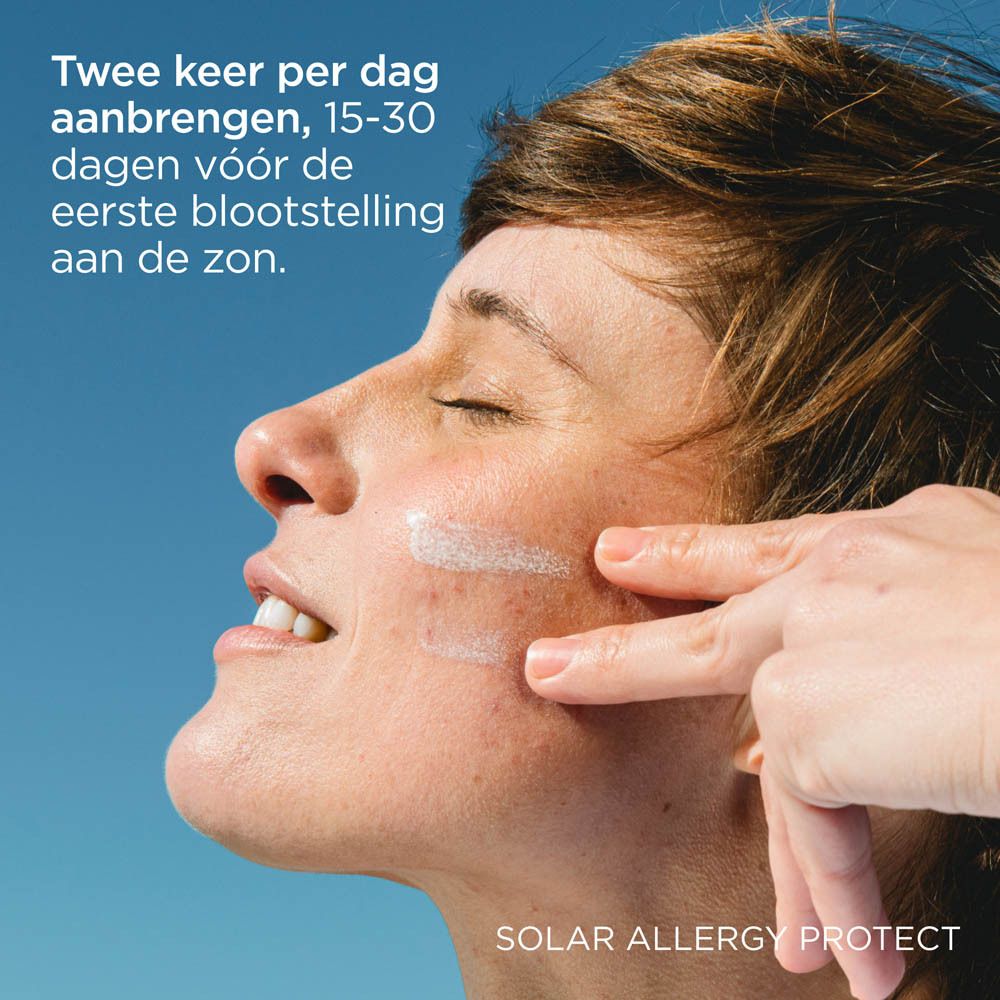 ISDIN Fotoultra 100 Solar Allergy Protect SPF50. Witte fles.