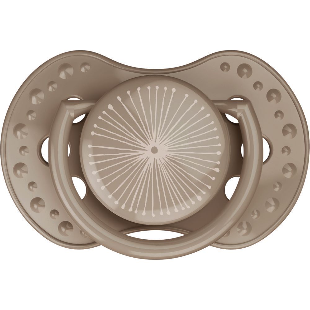 DIFRAX Tétine Dynamic Harmony Crème - Marron Clair 18 mois et +
