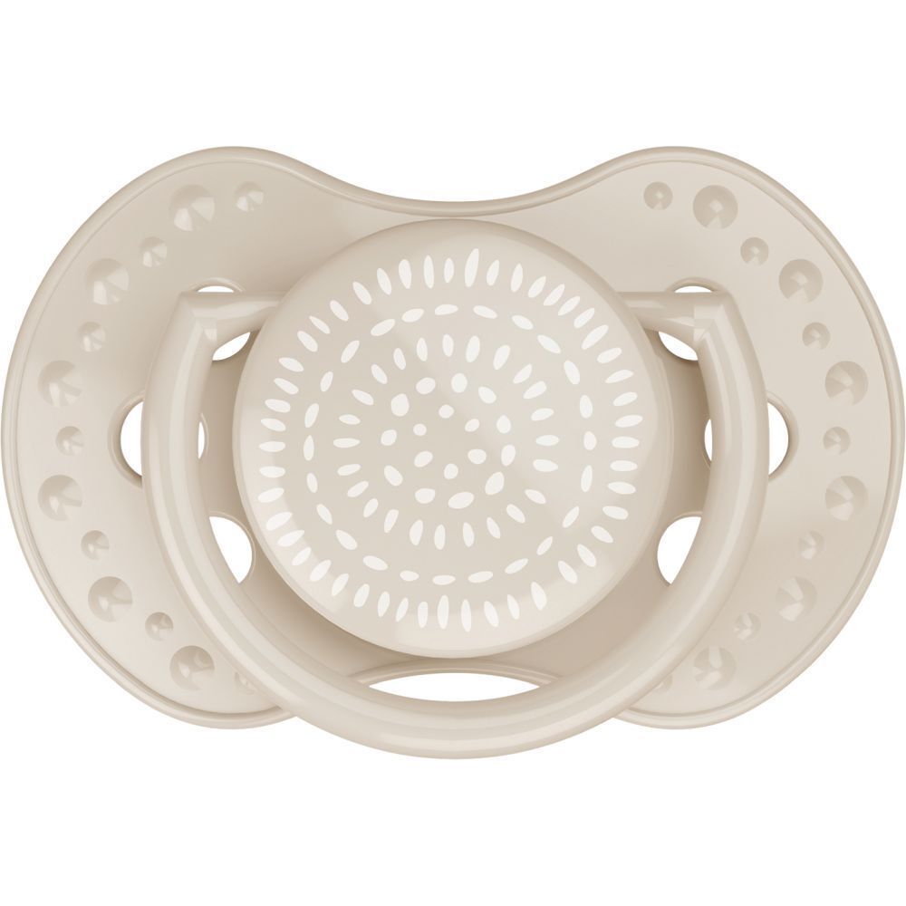 DIFRAX Tétine Dynamic Harmony Crème - Marron Clair 18 mois et +