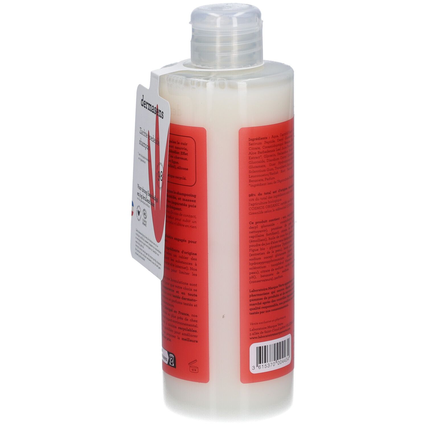 Dermasens Milde Voedende Shampoo Droog/beschadigd en krullend haar