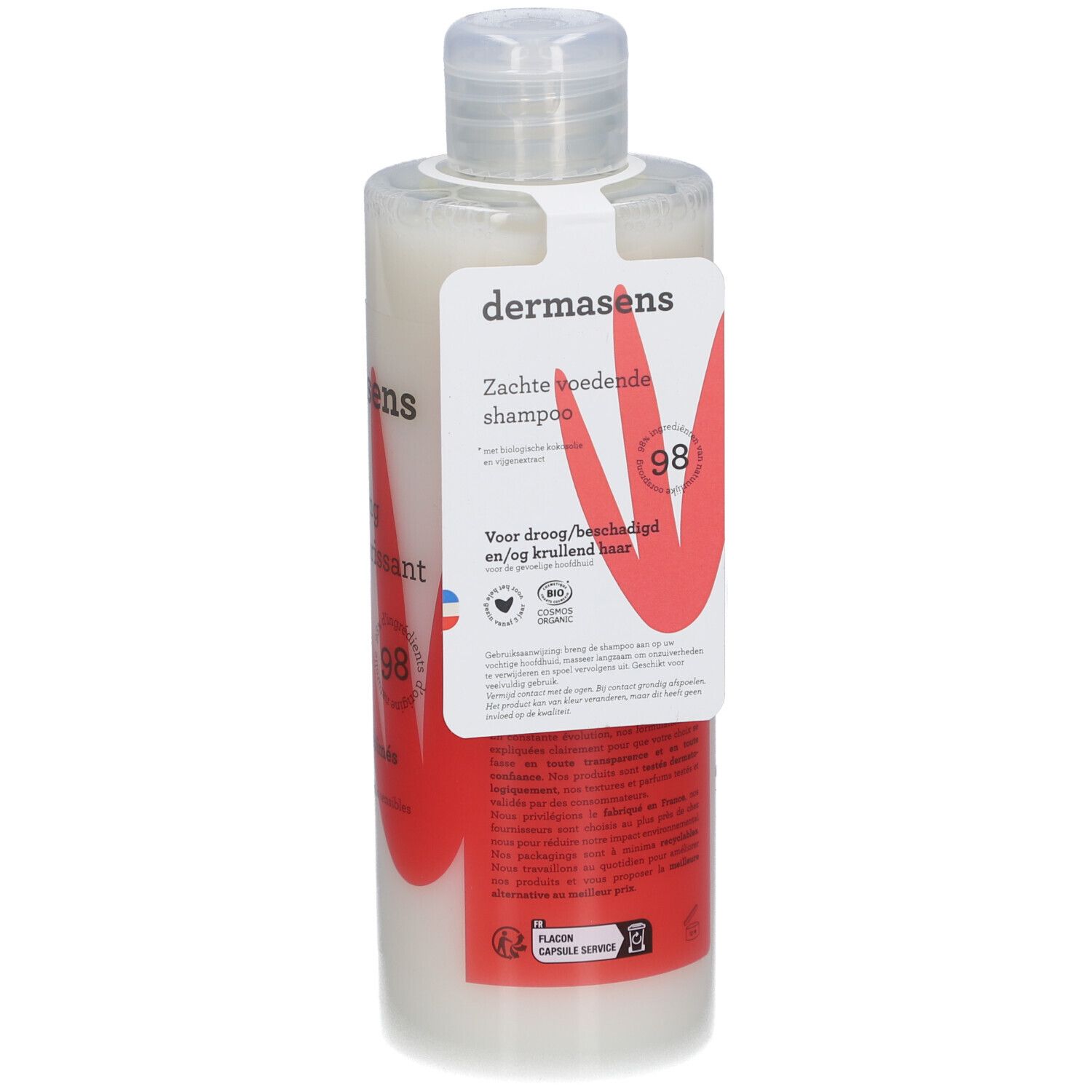 Dermasens Milde Voedende Shampoo Droog/beschadigd en krullend haar