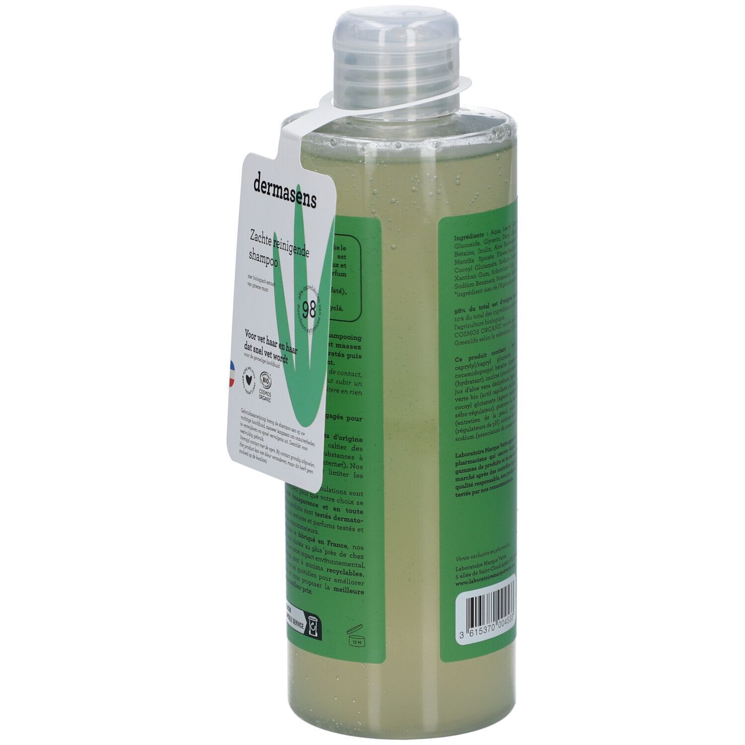 Dermasens Milde Zuiverende Shampoo Vet Haar