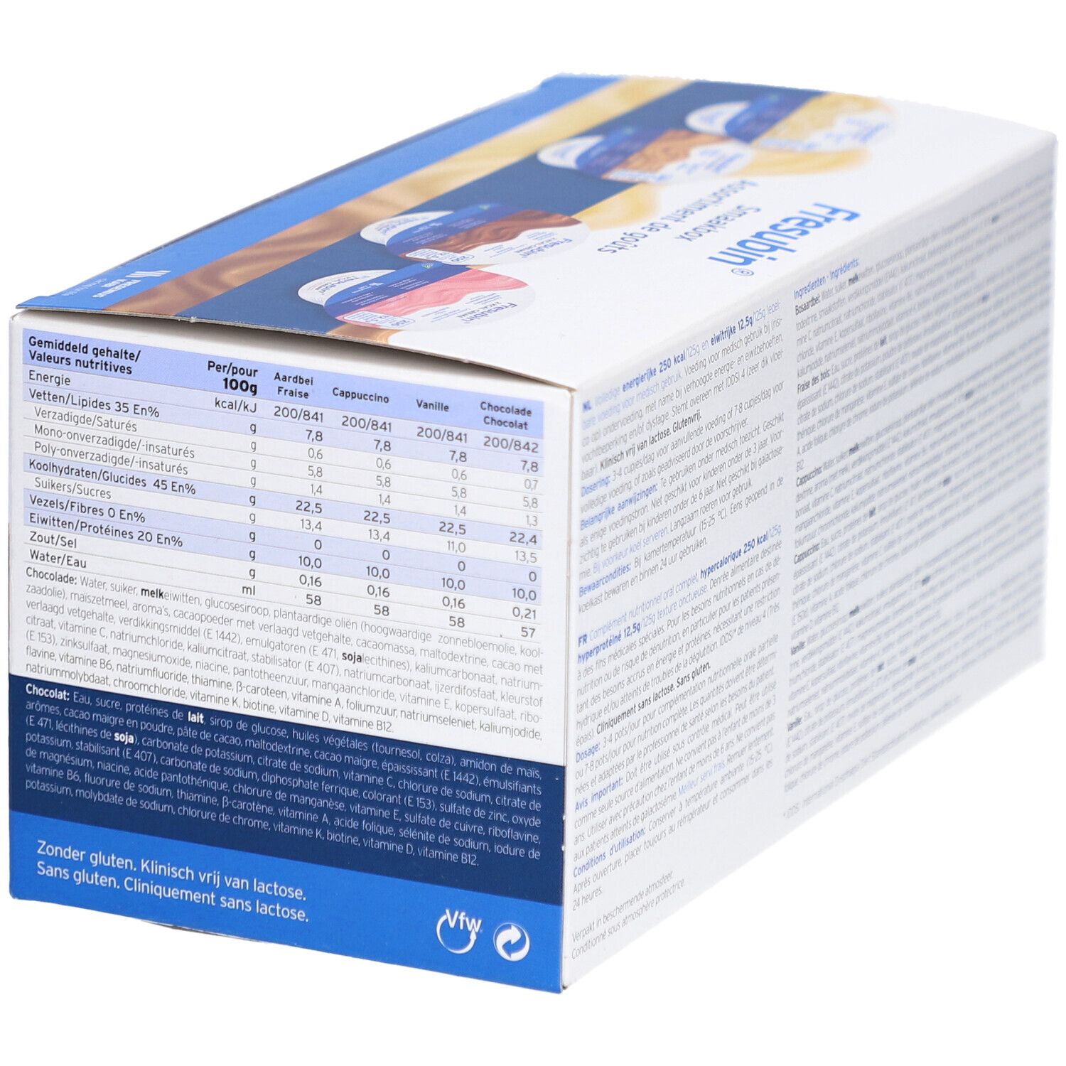 Fresubin® Assortiment de goûts 2 kcal Crèmes