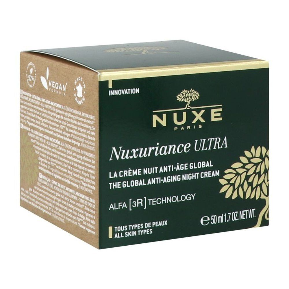 NUXE Nuxuriance Ultra: Globale anti-aging nachtcrème met ALFA [3R] technologie.