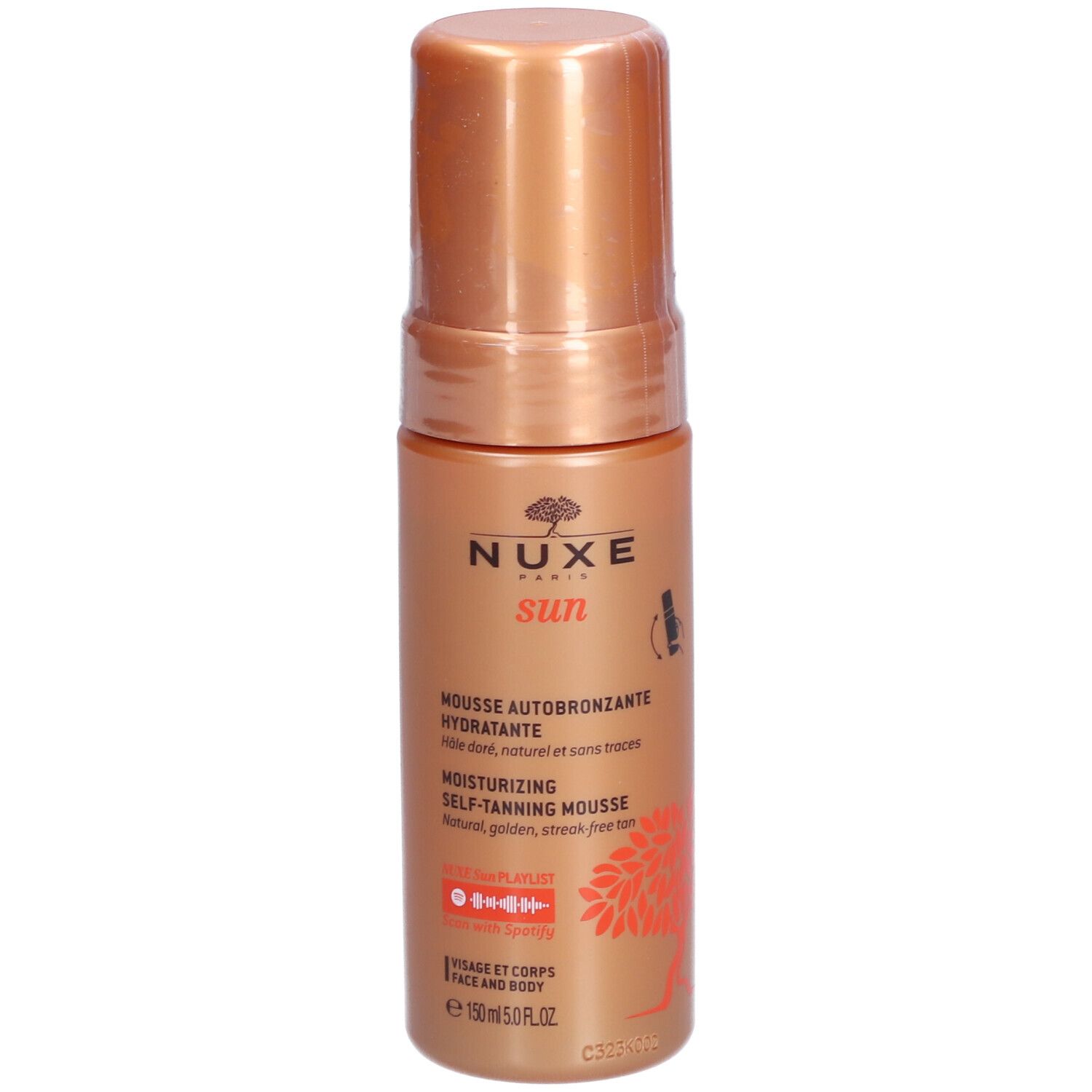 Nuxe Sun Moisturizing Self-Tanning Mousse